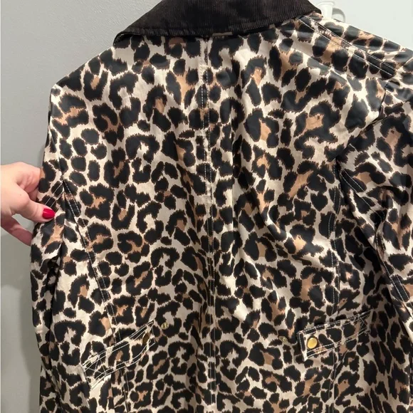 J. Crew Barn Jacket Leopard Print - Picture 9 of 11